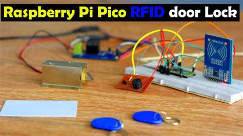 raspberry pi solenoid door lock system using rfid|raspberry pi pico door lock control.